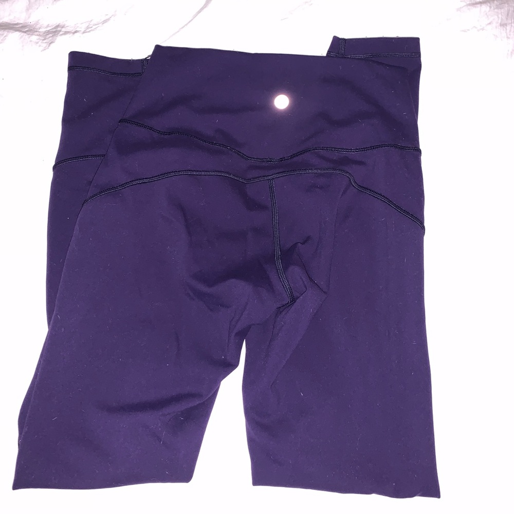 Lululemon 28” dark purple leggings